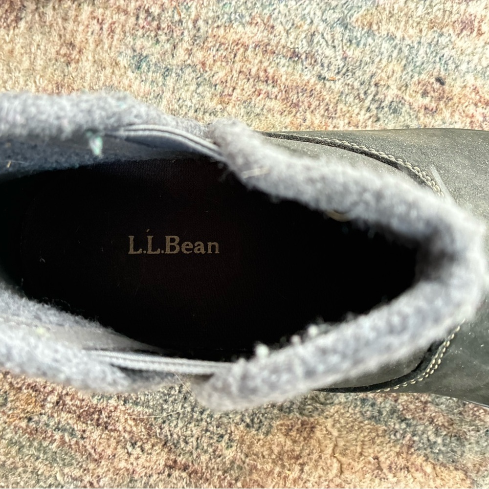 LL Bean Women's Stonington Chelsea Boots, Suede - Picture 8 of 9